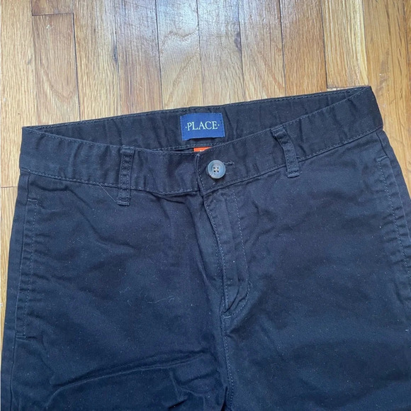 4/$25 The Children’s Place Black Chino Pants Size 10 - Picture 3 of 7
